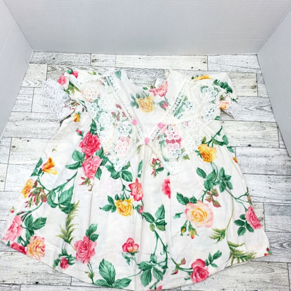 vintage Cottagecore baby girl size 24 months dress